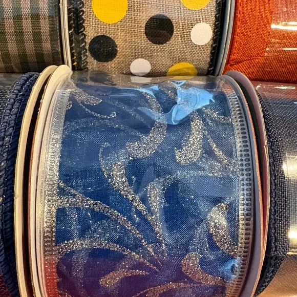 Wired Ribbon, NEW, 2.5” Wide, Pack Of 10 - Picture 6 of 8